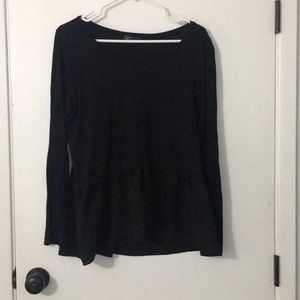 Gap peplum long sleeve tee- never worn!!